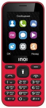 Телефон INOI 239, 2 SIM, красный 19844293163530