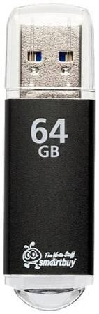 Флешка SmartBuy V-Cut USB 3.0/3.1 64 ГБ, 1 шт., черный 19844298181600