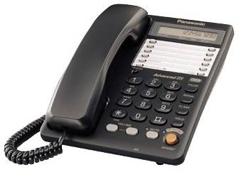 Телефон Panasonic KX-TS2365 черный 19844298893395