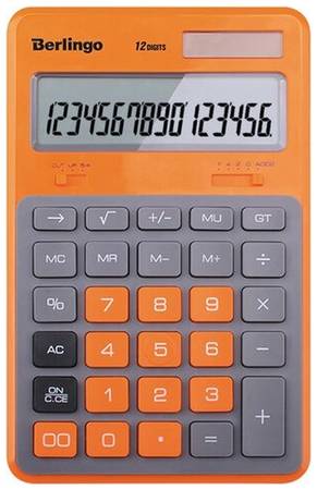 Калькулятор бухгалтерский Berlingo Hyper, оранжевый 19844302520413