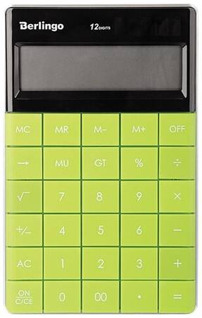 Калькулятор бухгалтерский Berlingo PowerTX, зеленый 19844302520425