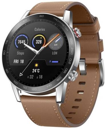 Умные часы HONOR MagicWatch 2 46 мм GPS Global, льняной коричневый 19844305968349