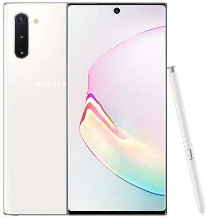 Смартфон Samsung Galaxy Note 10 8/256 ГБ, Dual nano SIM, белый 19844306228812