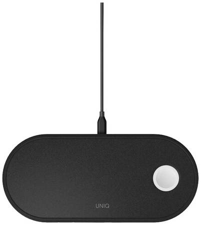 Uniq Беспроводное CЗУ Aereo 3-in-1 wireless charger (7.5/10W) Black 19844307517974