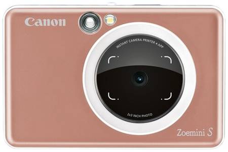 Фотоаппарат моментальной печати Canon Zoemini S розовое золото