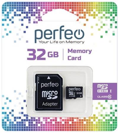 Perfeo Карта памяти Perfeo microSD 32GB High-Capacity (Class 10) 19844316688931