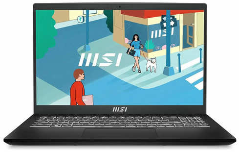 Ноутбук MSI Modern 15 H B13M-021US 9S7-15H411-021 (15.6″, Core i7 13620H, 32Gb/ SSD 1024Gb, UHD Graphics) Черный 19844317184