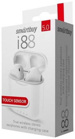 Внутриканальная TWS Bluetooth-гарнитура Smartbuy i88, Touch-сенсор, BT5.0 (SBH-3039)/56