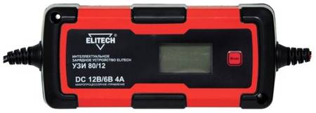 Зарядное устройство ELITECH УЗИ 80/12 красный/черный 80 Вт 1 А 4 А 19844320363169