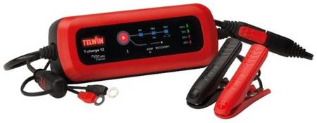 Зарядное устройство Telwin T-Charge 12 красный/черный 55 Вт 1 А 4 А 19844322248318