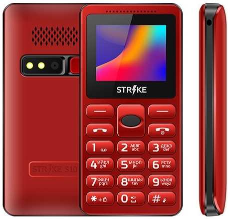 Strike S10, 2 SIM, красный 19844326084419