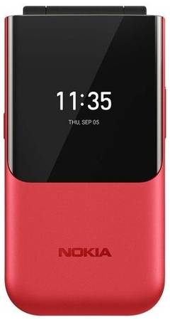 Смартфон Nokia 2720 Flip, Dual nano SIM, красный 19844329541315