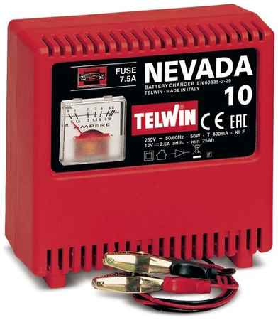 Зарядное устройство Telwin NEVADA 10 красный 50 Вт 2.5 А 4 А 19844370628963