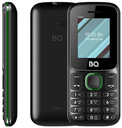 Телефон BQ 1848 Step+, 2 SIM, черно-зеленый 19844370675370