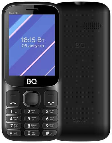 Телефон BQ 2820 Step XL+, 2 SIM, черный 19844370675587