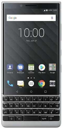 Смартфон BlackBerry KEY2 6/64 ГБ, 2 SIM, серебристый 19844386633924