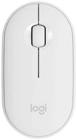 Беспроводная компактная мышь Logitech Pebble M350, off-white