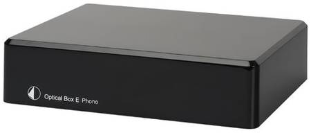 Фонокорректор стерео Pro-Ject Optical Box E Phono, black 19844393801379