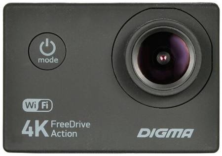 Видеорегистратор DIGMA FreeDrive Action 4K WIFI, черный 19844394572922