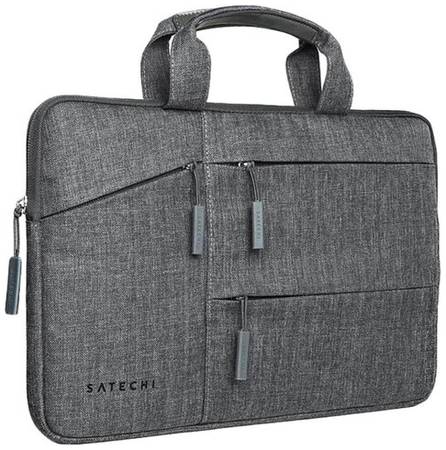 Сумка для ноутбука Satechi Water-Resistant Laptop Carrying Case with Pockets до 13 дюймов (серый) 19844394653917