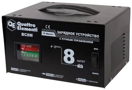 Зарядное устройство Quattro Elementi BC8M (770-087) черный 80 Вт 5 А 8 А 19844396311991