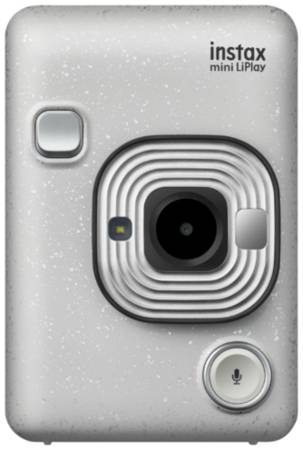 Фотоаппарат моментальной печати Fujifilm Instax Mini LiPlay, печать снимка 62x46 мм, stone white 19844397092637