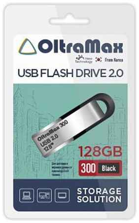 USB Flash Drive 128Gb - OltraMax 300 2.0 Black OM-128GB-300-Black 198444884955