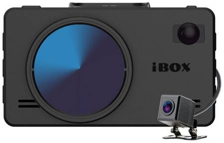 Видеорегистратор с радар-детектором iBOX iCON LaserVision WiFi Signature Dual + камера заднего вида, 2 камеры, GPS, ГЛОНАСС, черный 19844501449575
