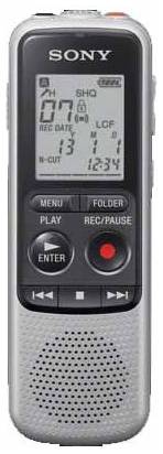 Диктофон Sony ICD-BX140 серый 19844501743388