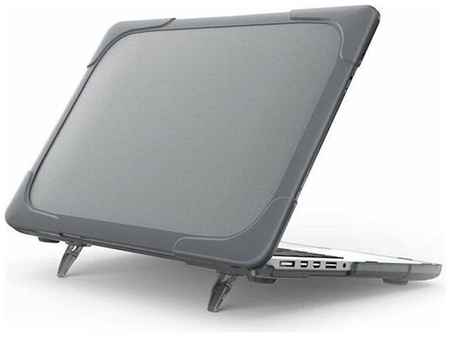 Противоударный чехол для ноутбука Apple MacBook 12 Retina A1534, серый 19844511104316