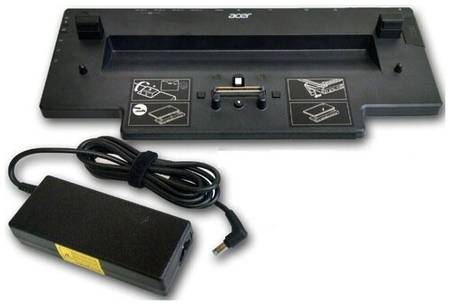 Оригинальное зарядное устройство ACER (блок питания) PA-1900-32 для ноутбука 19V, 4.74A (90W) + Док-станция ACER ProDock MS2339 (LC.DCK0A.010) для ACER TravelMate TM8473,TM8573, TM6495, TM6595
