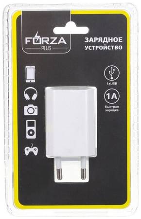 Устройство зарядное Forza 916-151 USB, 1 USB, 1.2А 19844521856560