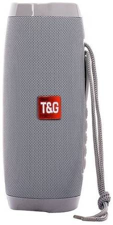 Портативная акустика T&G TG157 CN, 10 Вт, серый 19844527802903