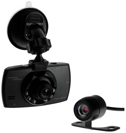 Видеорегистратор Torso 2858162, 2 камеры, черный 19844532817954