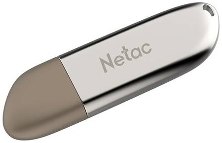 Флешка Netac U352 USB 3.0 32 ГБ, 1 шт., серебристый/бежевый 19844533888926