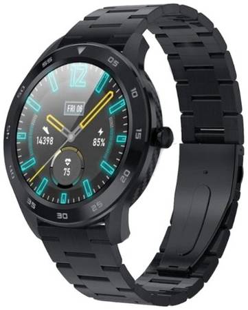 Часы Smart Watch DT98 GARSline черные (ремешок черный металл) 19844534648904