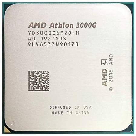 Процессор AMD Athlon 3000G AM4, 2 x 3500 МГц, OEM 19844540463589