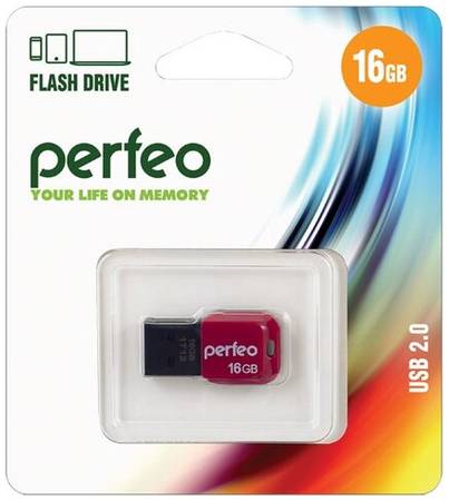 Флешка Perfeo M02 16GB black