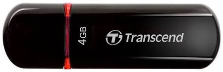 Флешка Transcend JetFlash 600 4 ГБ, 1 шт., черный 19844552618937