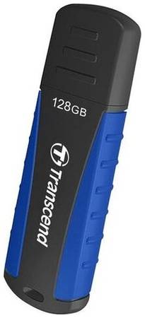 Флешка Transcend JetFlash 810 128 ГБ, 1 шт., синий/черный 19844552620343