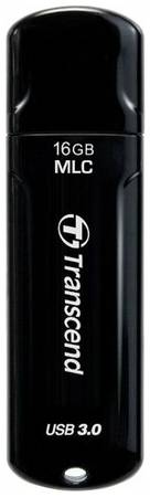 Флешка Transcend JetFlash 750 16 ГБ, 1 шт., черный 19844552624993