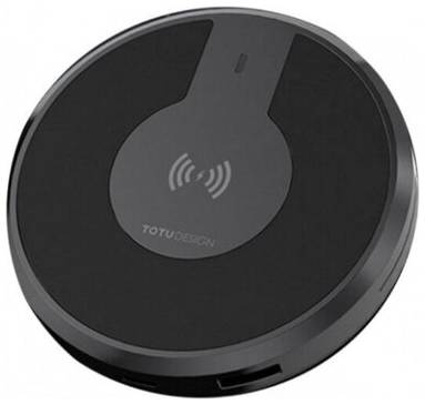 Беспроводная зарядная станция Totu Design Star Series Wireless Charger WX02, мощность Qi: 10 Вт, черный/серый 19844552676353