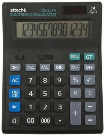 Калькулятор настольный полноразмерный Attache Economy 14-разрядный 974206