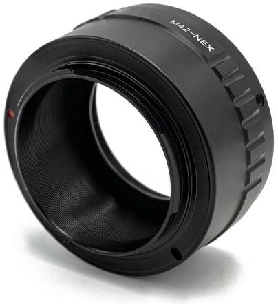 Fotorox Переходник M42 Sony с байонетом E, для фотокамер Sony E-mount NEX, черный 19844563222337