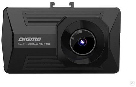 Видеорегистратор DIGMA FreeDrive 208 DUAL NIGHT FHD, черный 19844566178196