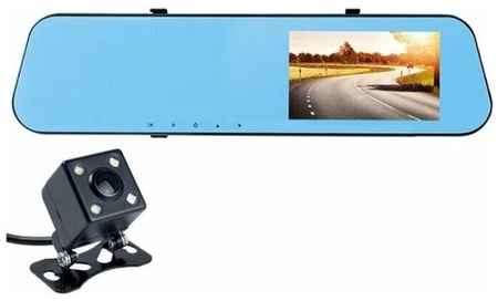 Видеорегистратор Vehicle BlackBOX DVR T605 HD зеркало с двумя камерами BlackBox 1080p 19844566955742