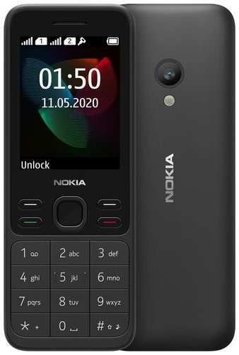 Телефон Nokia 150 (2020) Dual Sim, 2 SIM, черный 19844568332927
