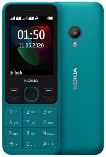 Телефон Nokia 150 (2020) Dual Sim, 2 SIM, бирюзовый 19844568357965