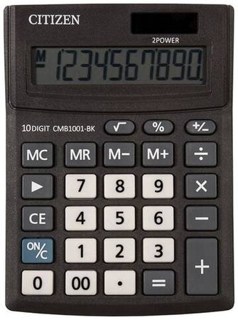 Калькулятор бухгалтерский CITIZEN CMB1001, черный 19844572384300