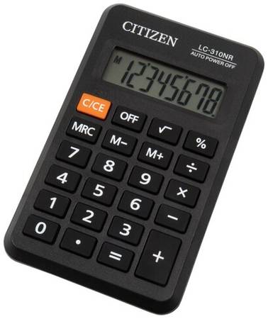 Калькулятор карманный CITIZEN LC-310NR